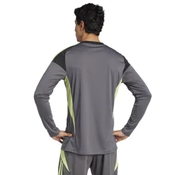 adidas Tiro 25 Competition Keepersshirt Lange Mouwen Grijs Zwart Lichtgroen