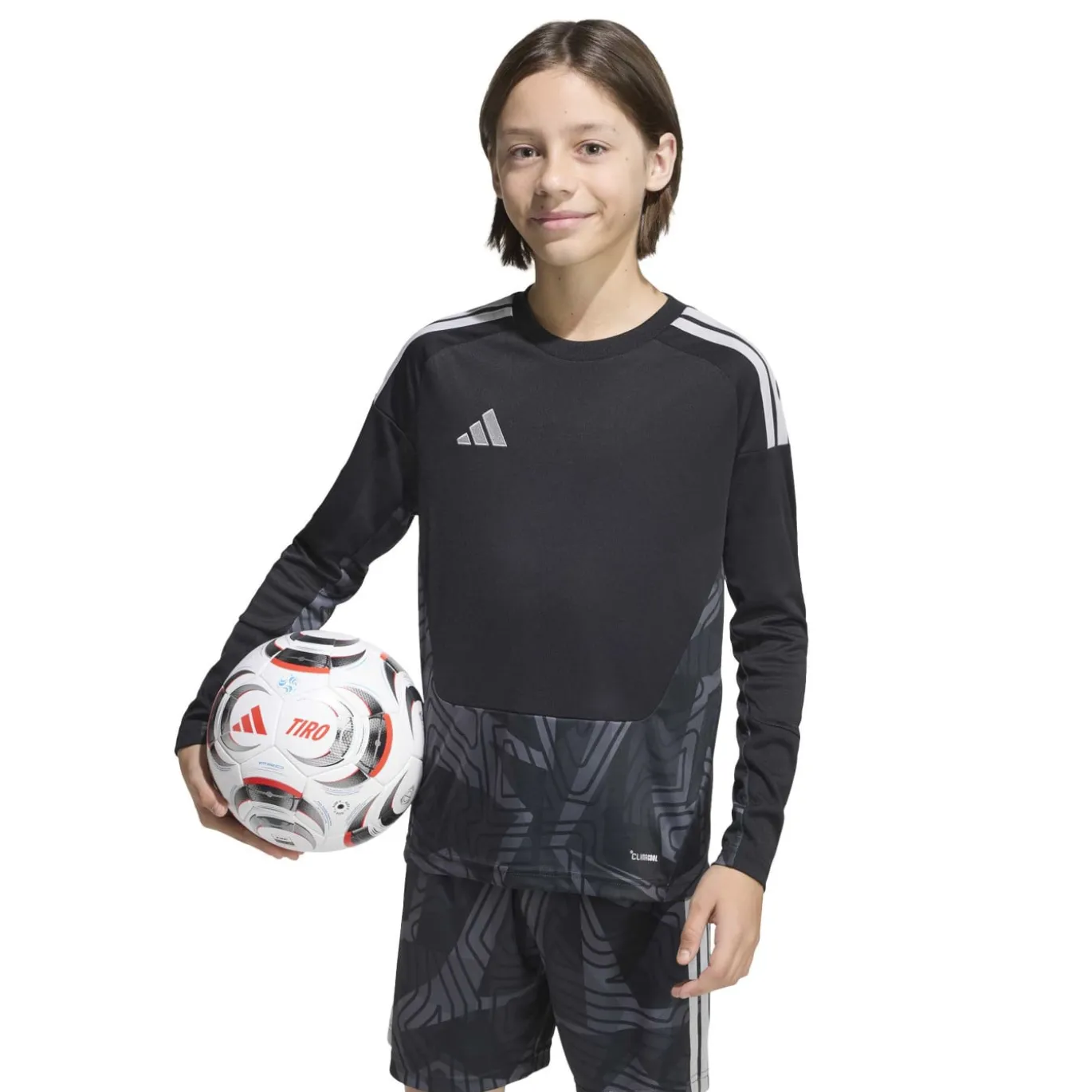 adidas Tiro 26 Competition Keepersshirt Lange Mouwen Kids Zwart