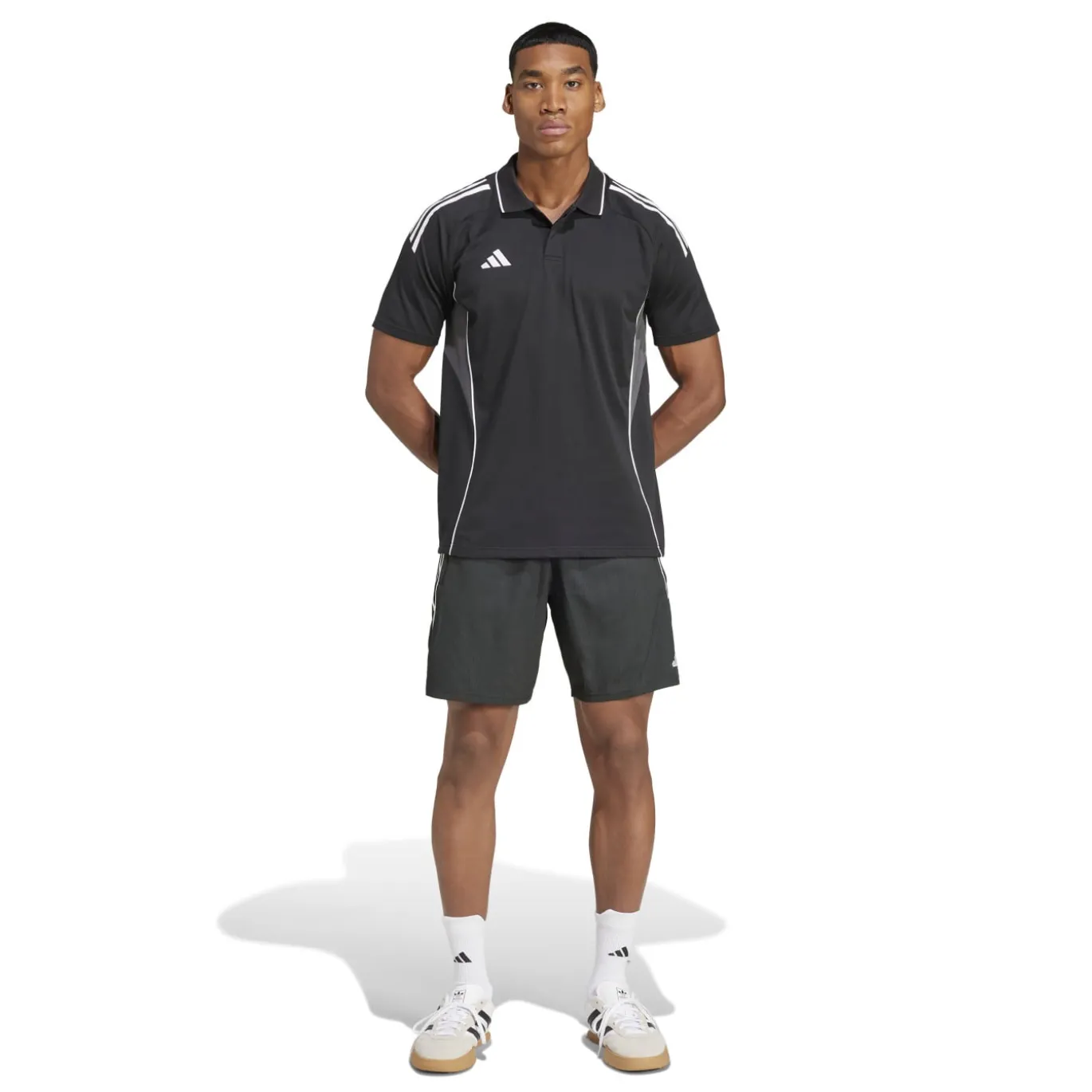 adidas Tiro 25 Competition Polo Trainingsset Rood Zwart