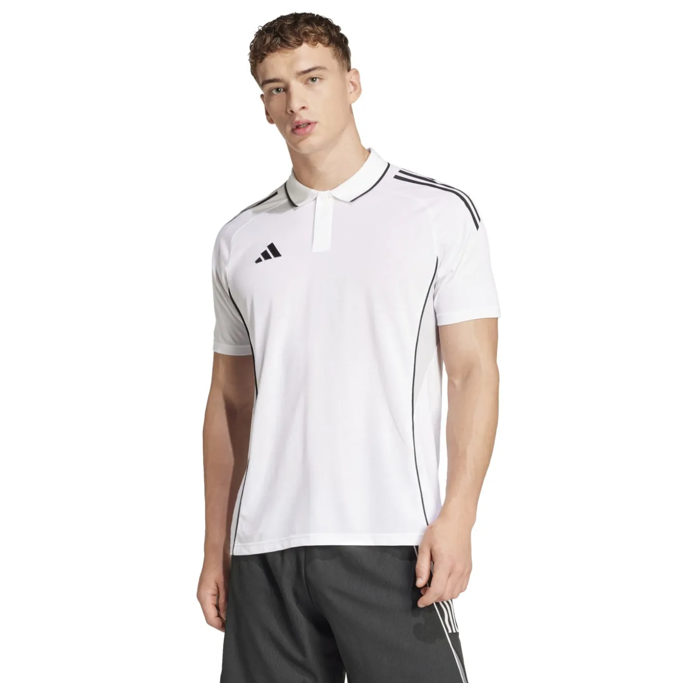adidas Tiro 25 Competition Polo Wit Zwart