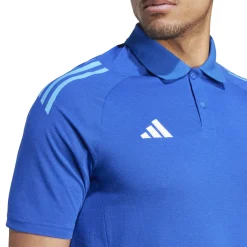 adidas Tiro 24 Competition Polo Blauw Lichtblauw