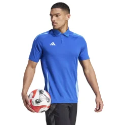 adidas Tiro 24 Competition Polo Blauw Lichtblauw