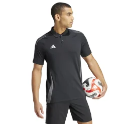 adidas Tiro 24 Competition Polo Zwart Donkergrijs