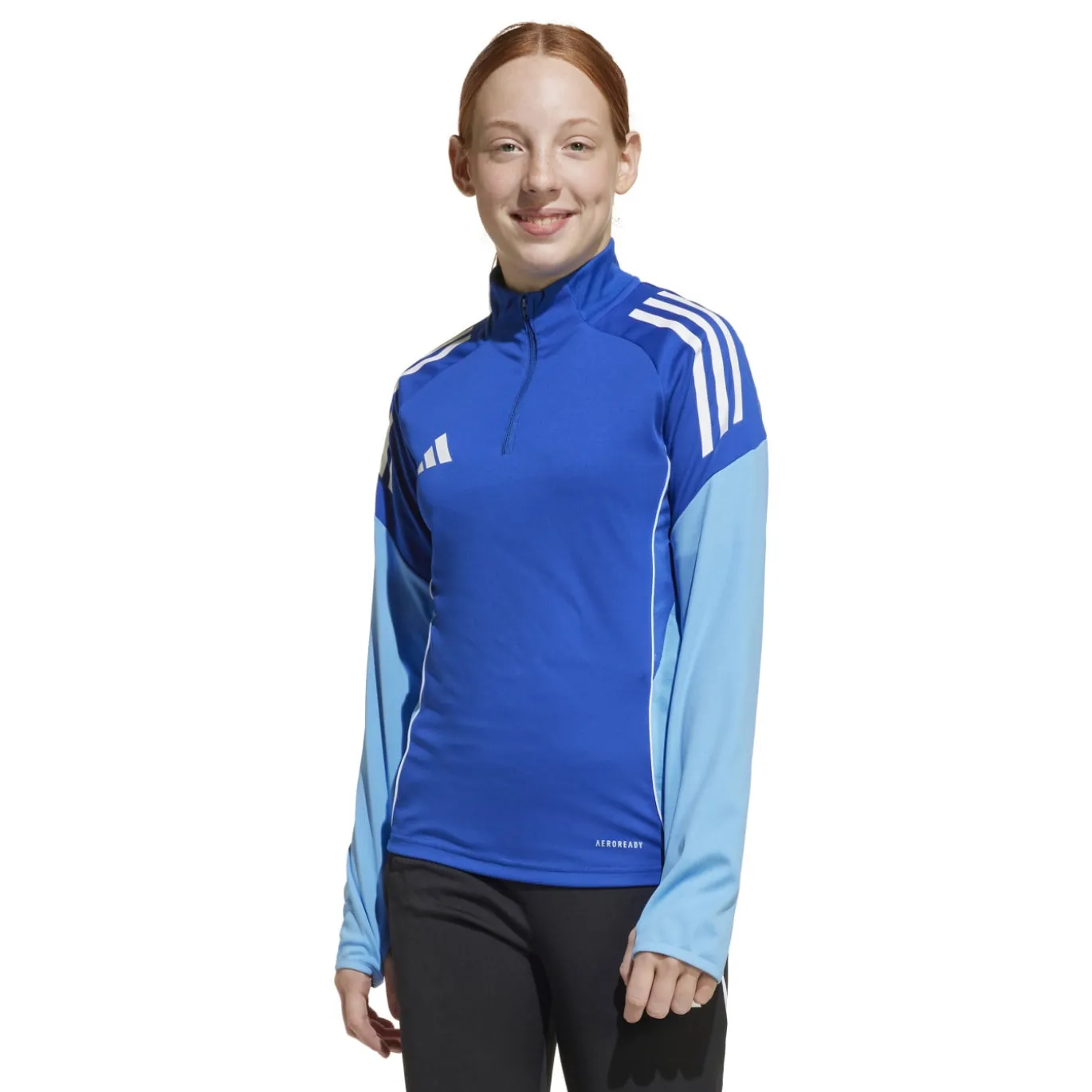 adidas Tiro 25 Competition Trainingspak 1/4-Zip Kids Blauw Lichtblauw Donkerblauw