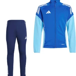 adidas Tiro 25 Competition Trainingspak Full-Zip Kids Blauw Lichtblauw Donkerblauw