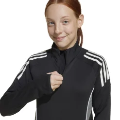 adidas Tiro 25 Competition Trainingspak 1/4-Zip Kids Zwart Wit Grijs