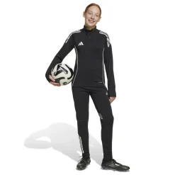 adidas Tiro 25 Competition Trainingspak 1/4-Zip Kids Zwart Wit Grijs