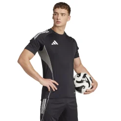 adidas Tiro 25 Competition Trainingsshirt Zwart Grijs Wit