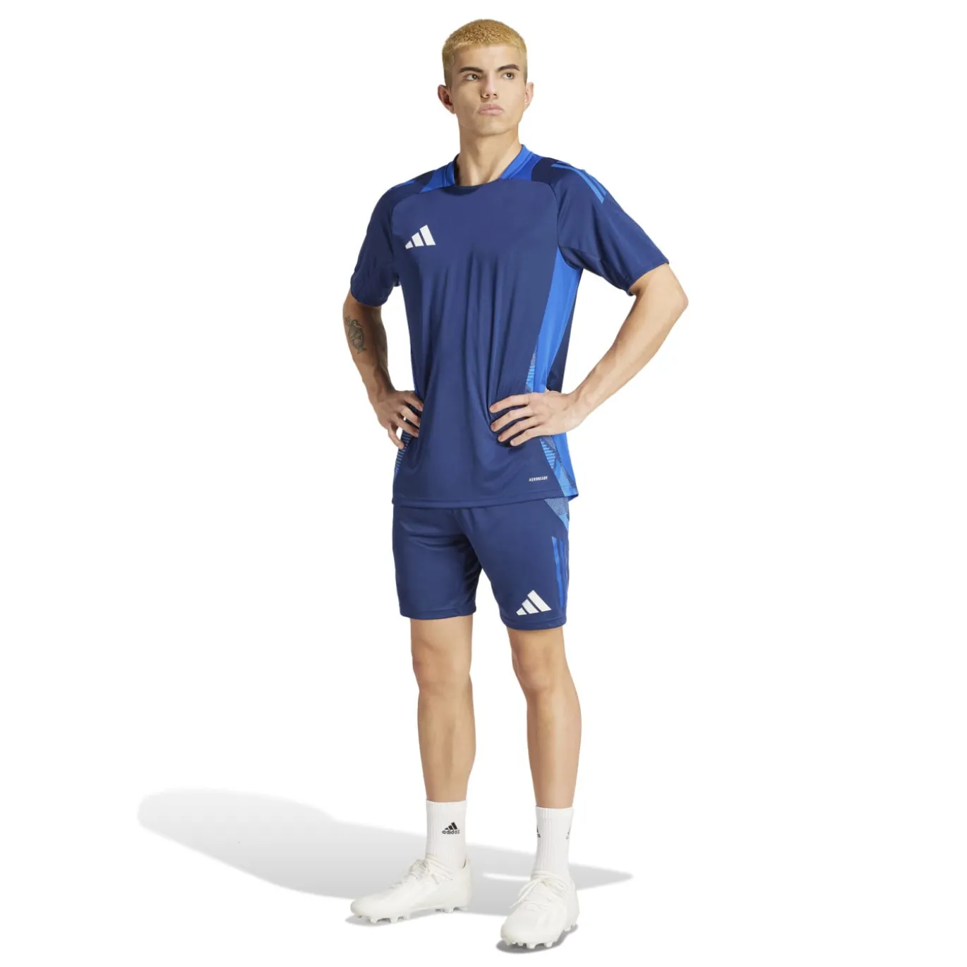 adidas Tiro 24 Competition Trainingsset Donkerblauw Blauw Wit