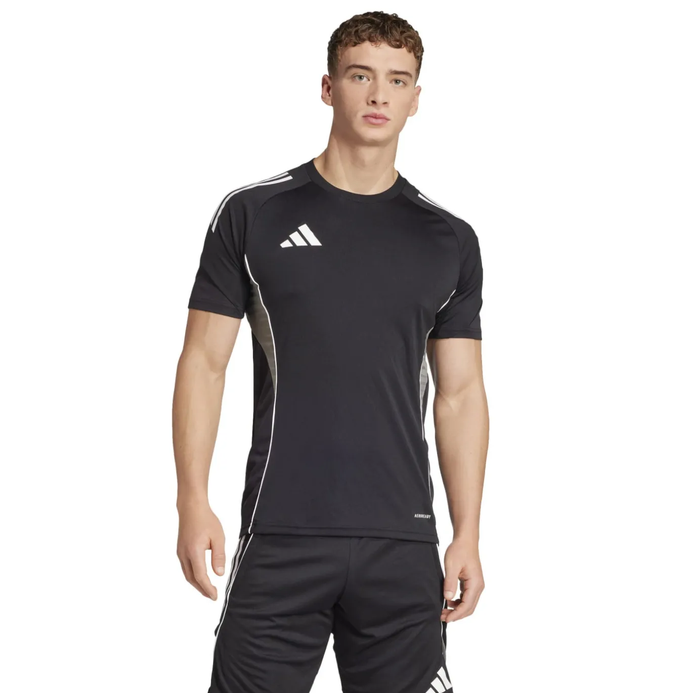 adidas Tiro 25 Competition Trainingsset Zwart Wit Grijs
