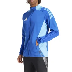 adidas Tiro 24 Competition Trainingspak Full-Zip Blauw Donkerblauw Lichtblauw