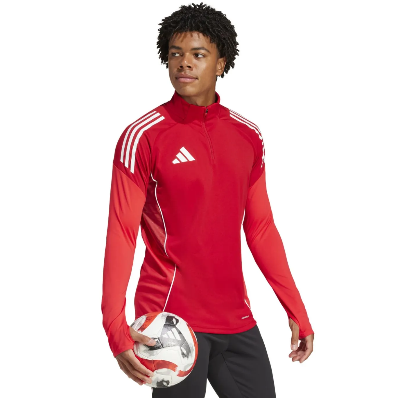 adidas Tiro 25 Competition Trainingspak 1/4-Zip Rood Zwart Wit