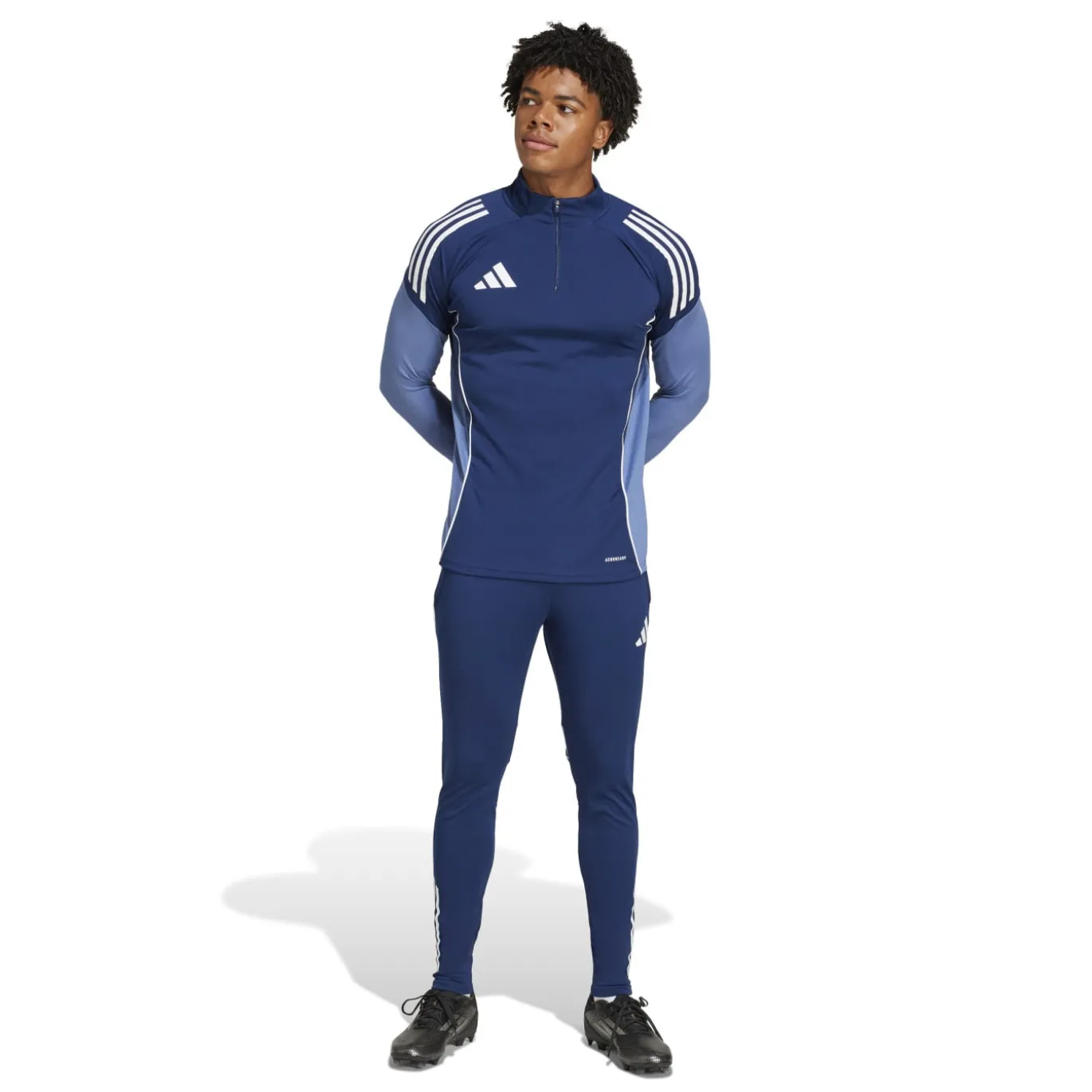 adidas Tiro 25 Competition Trainingspak 1/4-Zip Donkerblauw Wit