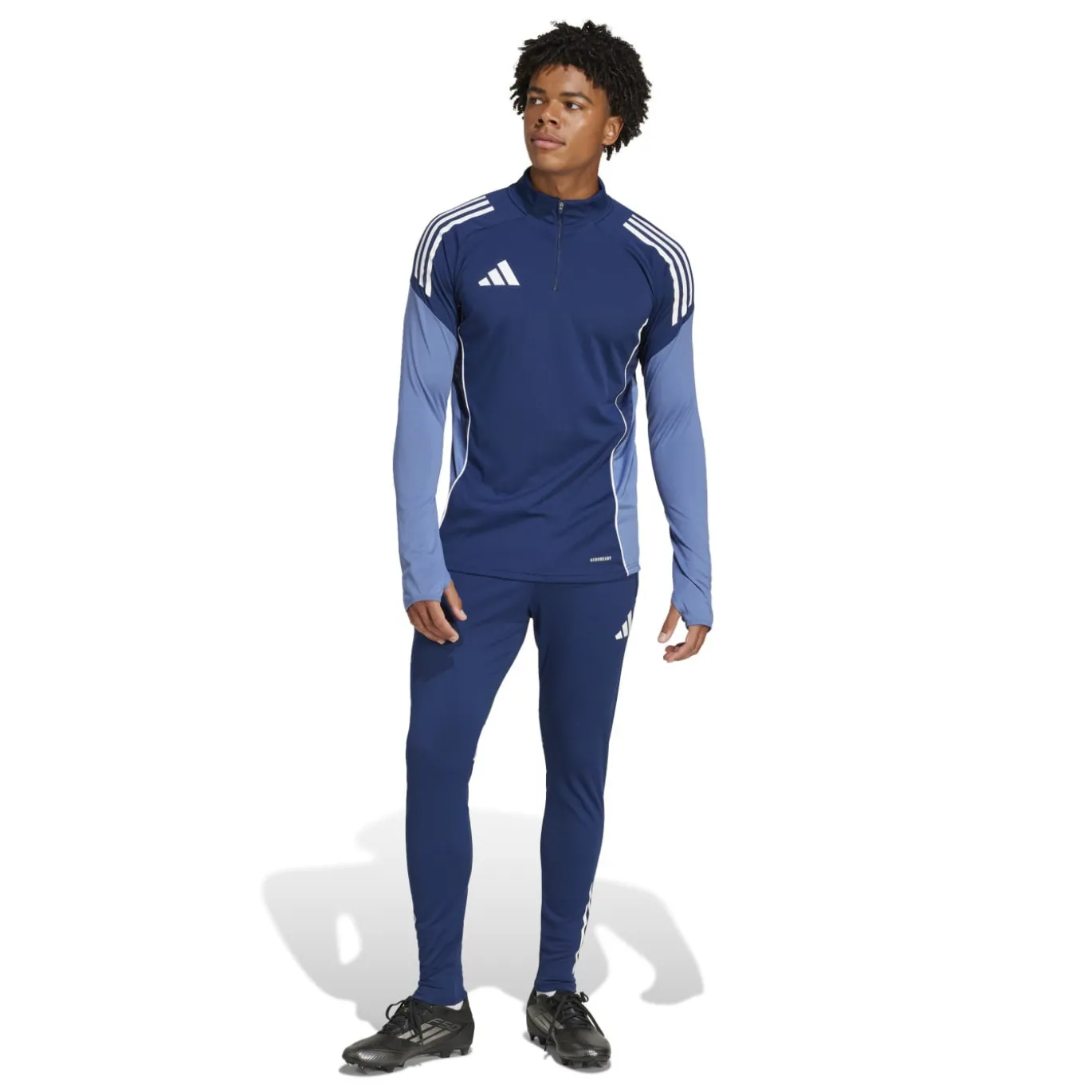 adidas Tiro 25 Competition Trainingspak 1/4-Zip Donkerblauw Wit