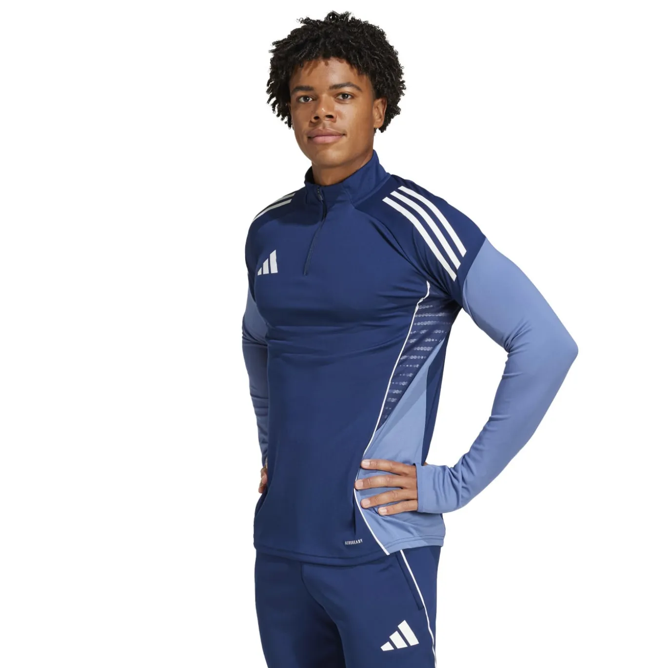 adidas Tiro 25 Competition Trainingspak 1/4-Zip Donkerblauw Wit