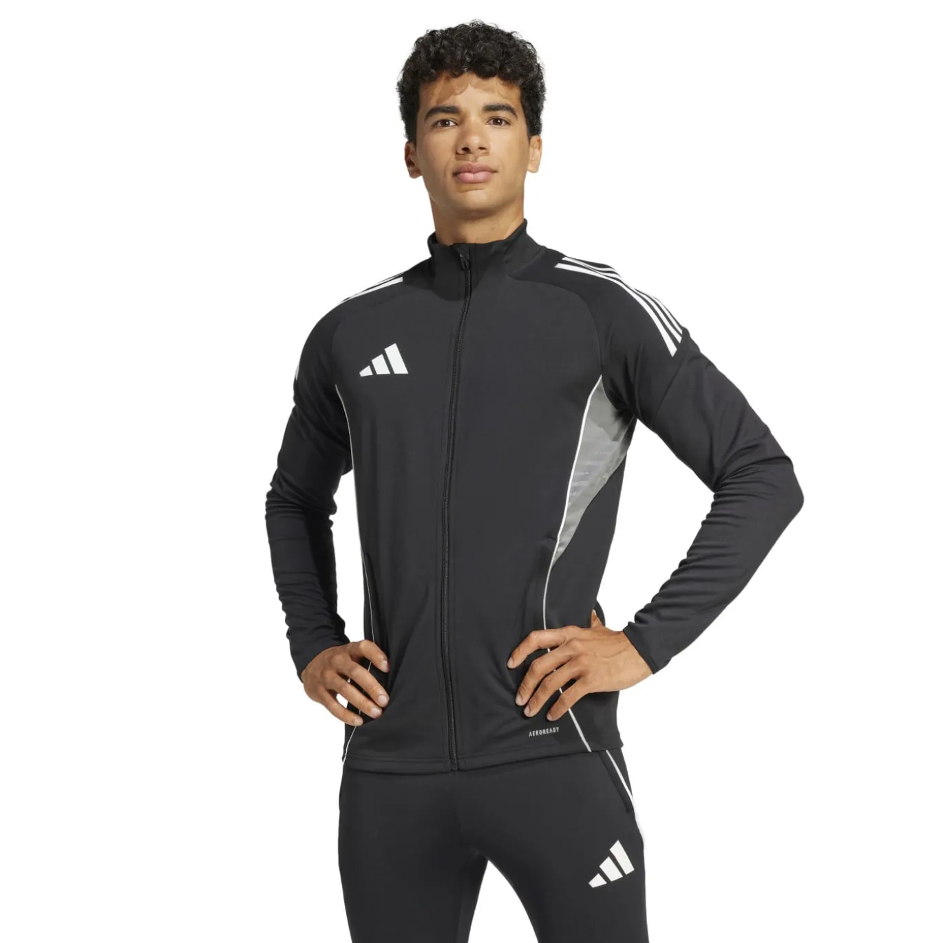 adidas Tiro 25 Competition Trainingsjack Zwart Grijs Wit