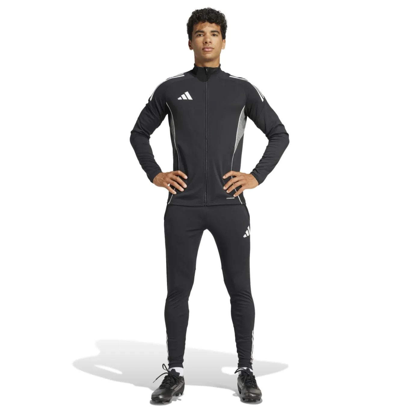 adidas Tiro 25 Competition Trainingsjack Zwart Grijs Wit