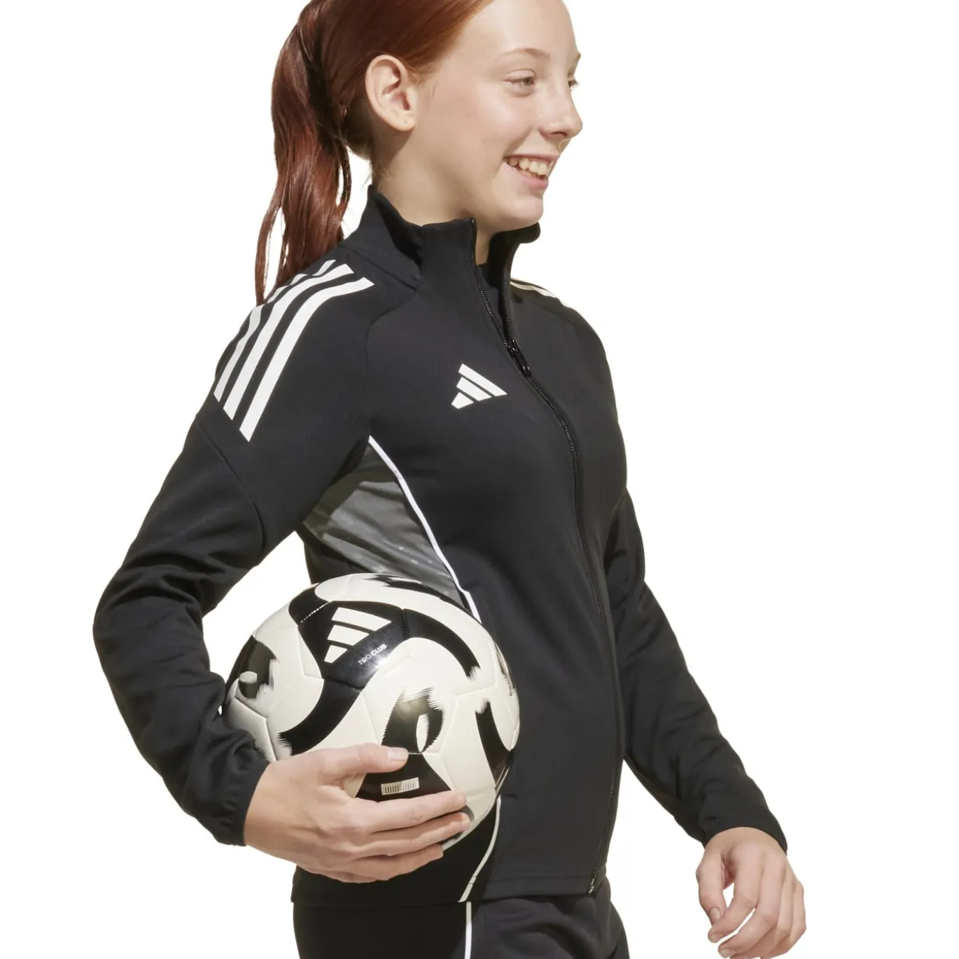 adidas Tiro 25 Competition Trainingsjack Kids Zwart Grijs Wit