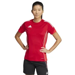 adidas Tiro 25 Competition Trainingsshirt Dames Rood Wit
