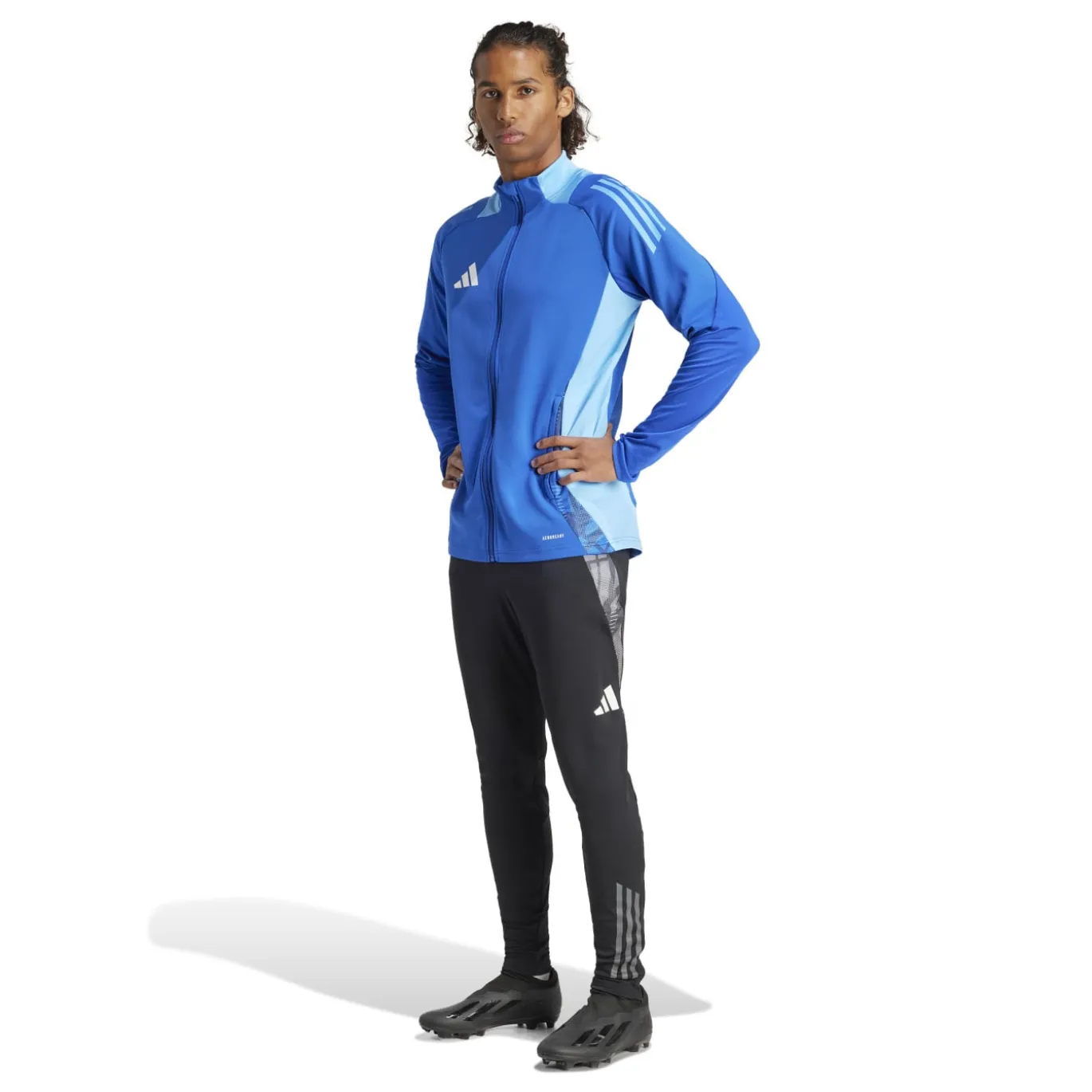 adidas Tiro 24 Competition Trainingsjack Blauw Lichtblauw