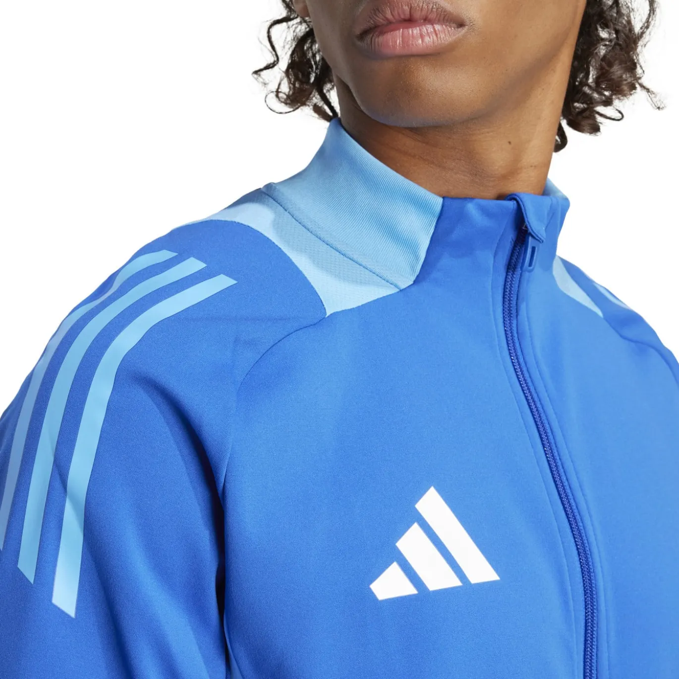 adidas Tiro 24 Competition Trainingsjack Blauw Lichtblauw