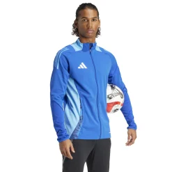 adidas Tiro 24 Competition Trainingsjack Blauw Lichtblauw