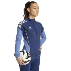 adidas Tiro 25 Competition Trainingsjack Dames Donkerblauw Wit