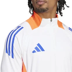 adidas Tiro 24 Competition Trainingstrui 1/4-Zip Wit Rood Blauw Oranje