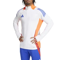 adidas Tiro 24 Competition Trainingstrui 1/4-Zip Wit Rood Blauw Oranje