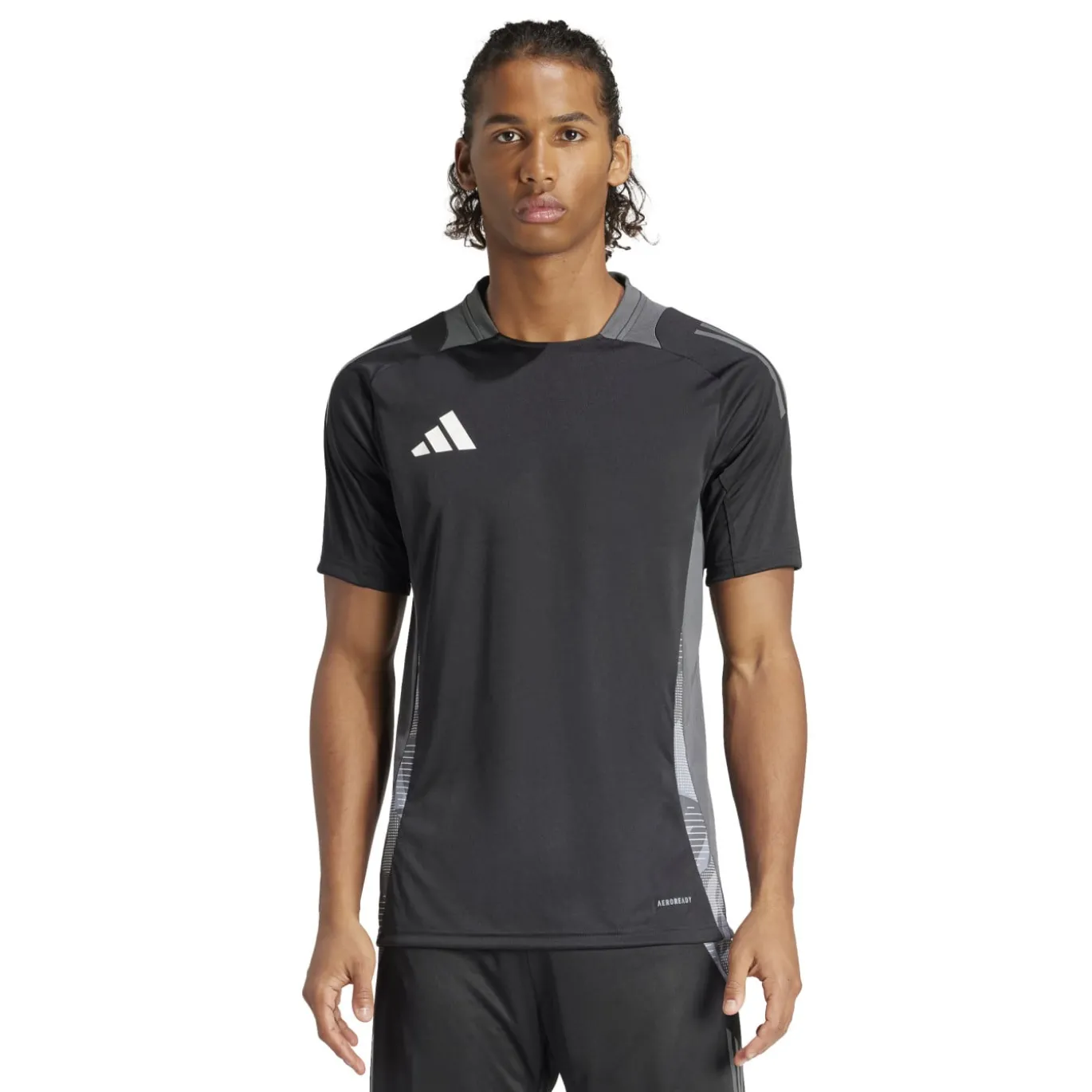 adidas Tiro 24 Competition Trainingsshirt Zwart Donkergrijs