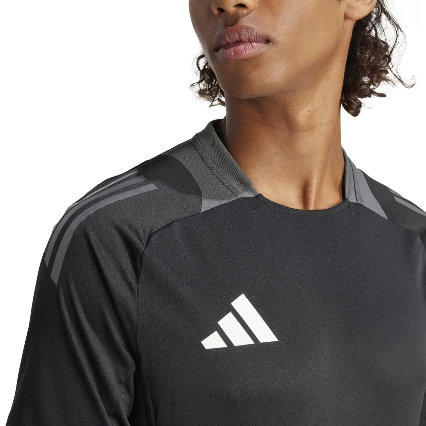 adidas Tiro 24 Competition Trainingsshirt Zwart Donkergrijs