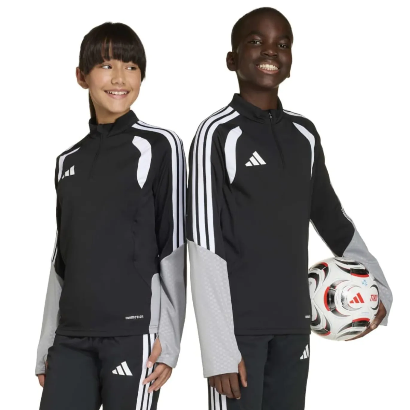 adidas Tiro 26 Competition Trainingstrui Kids Zwart Grijs