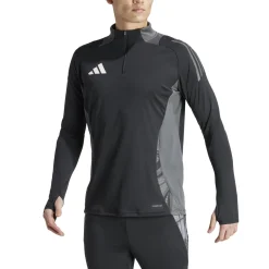 adidas Tiro 24 Competition Trainingstrui 1/4-Zip Zwart Donkergrijs