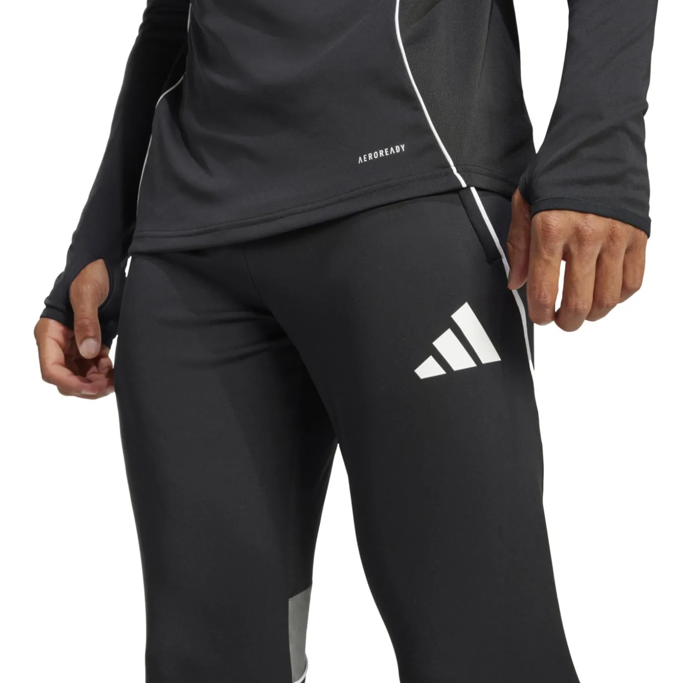 adidas Tiro 25 Competition Trainingstrui 1/4-Zip Zwart Wit Grijs