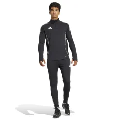 adidas Tiro 25 Competition Trainingstrui 1/4-Zip Zwart Wit Grijs