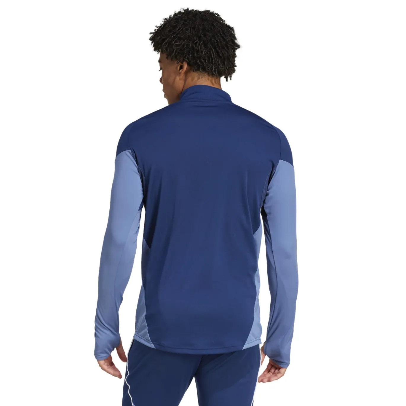 adidas Tiro 25 Competition Trainingstrui 1/4-Zip Donkerblauw Lichtblauw Wit