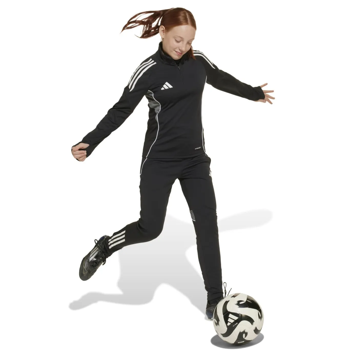 adidas Tiro 25 Competition Trainingsbroek Kids Zwart Wit Grijs
