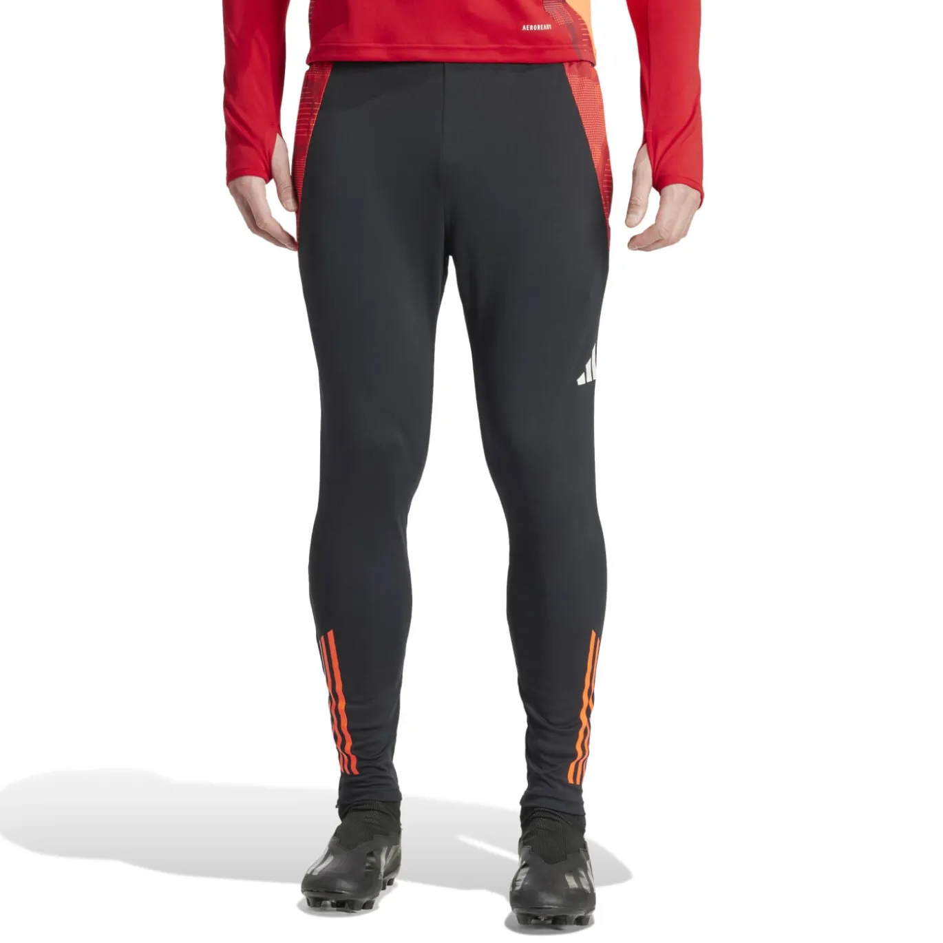 adidas Tiro 24 Competition Trainingsbroek Zwart Rood Oranje