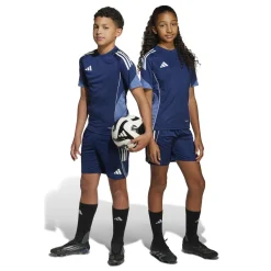 adidas Tiro 25 Competition Trainingsbroekje Kids Donkerblauw Wit Lichtblauw