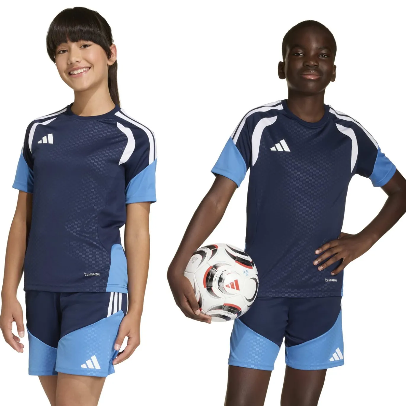 adidas Tiro 26 Competition Trainingsshirt Kids Donkerblauw Blauw