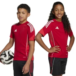adidas Tiro 25 Competition Trainingsshirt Kids Rood Wit