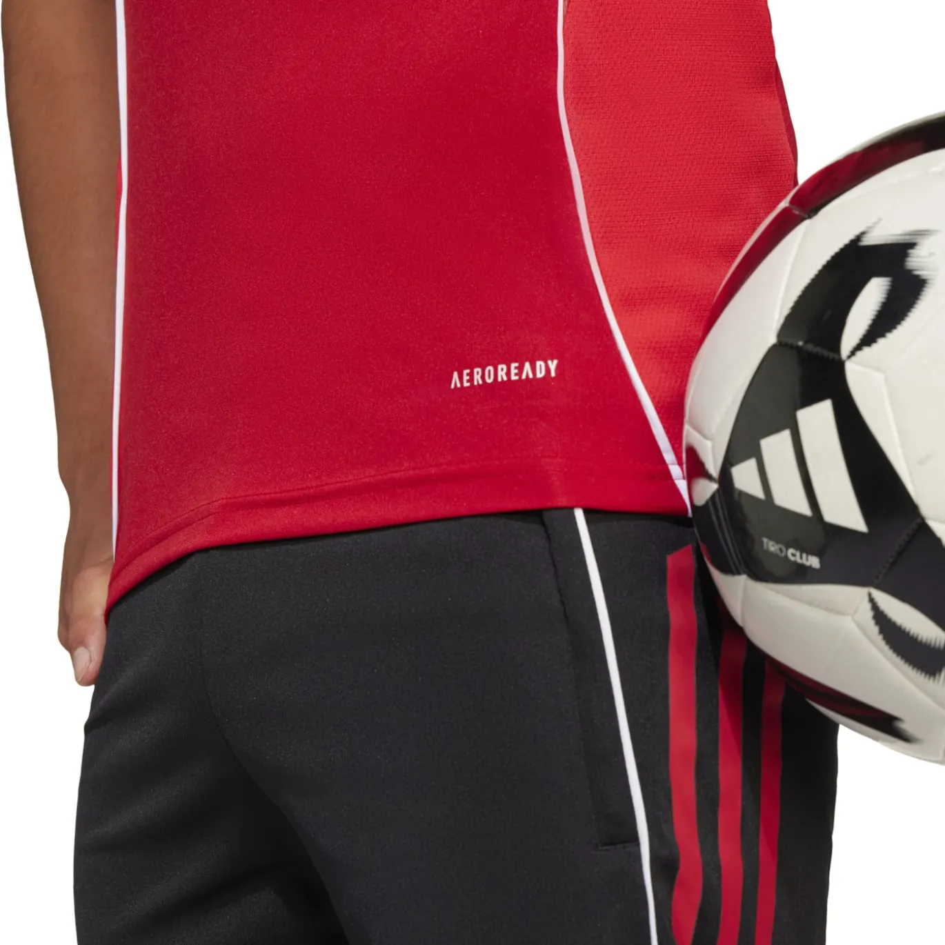 adidas Tiro 25 Competition Trainingsshirt Kids Rood Wit