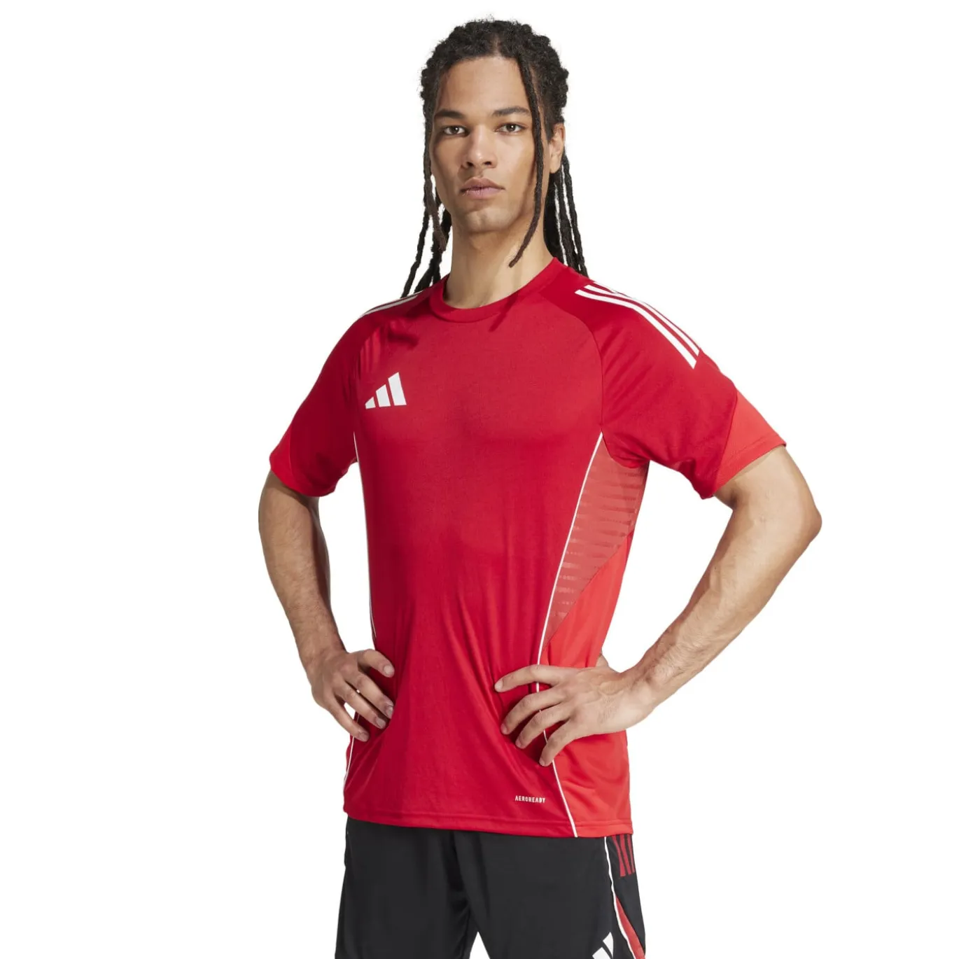 adidas Tiro 25 Competition Trainingsshirt Rood Wit