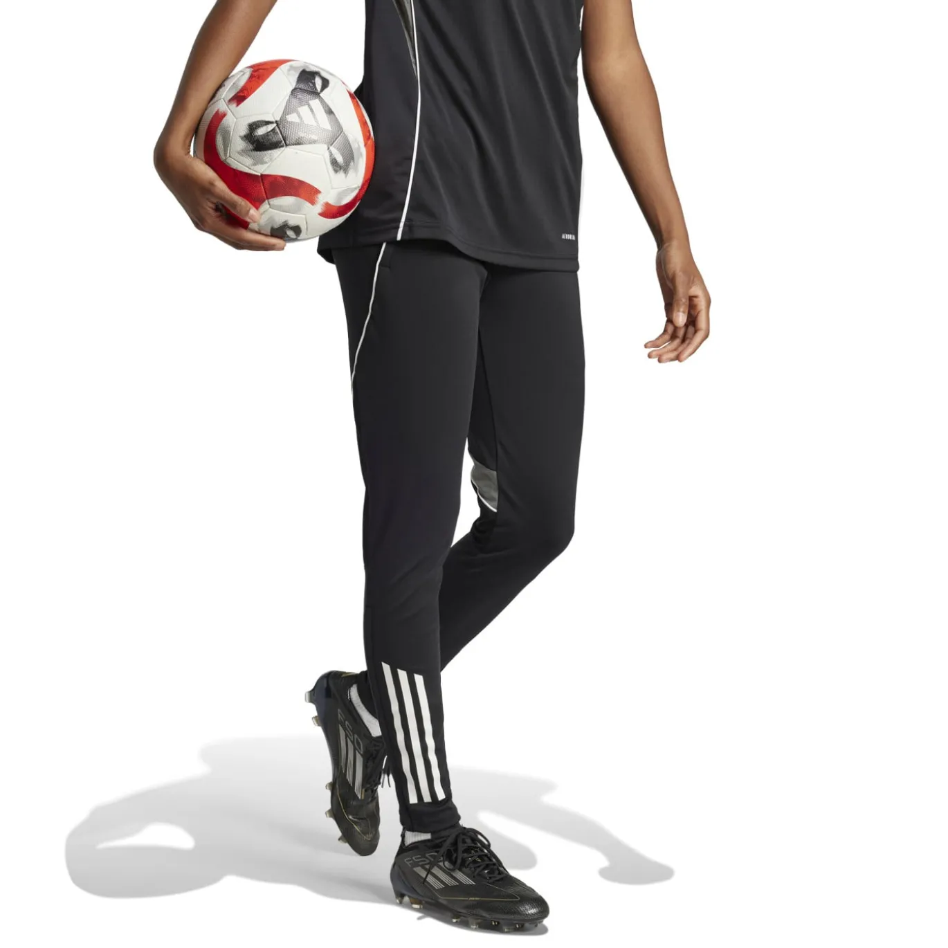 adidas Tiro 25 Competition Trainingspak Full-Zip Dames Rood Zwart Wit