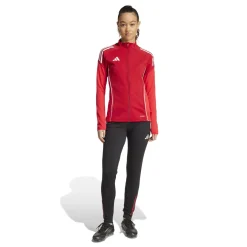 adidas Tiro 25 Competition Trainingspak Full-Zip Dames Rood Zwart Wit