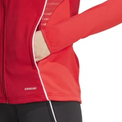 adidas Tiro 25 Competition Trainingspak Full-Zip Dames Rood Zwart Wit