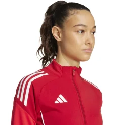 adidas Tiro 25 Competition Trainingspak Full-Zip Dames Rood Zwart Wit