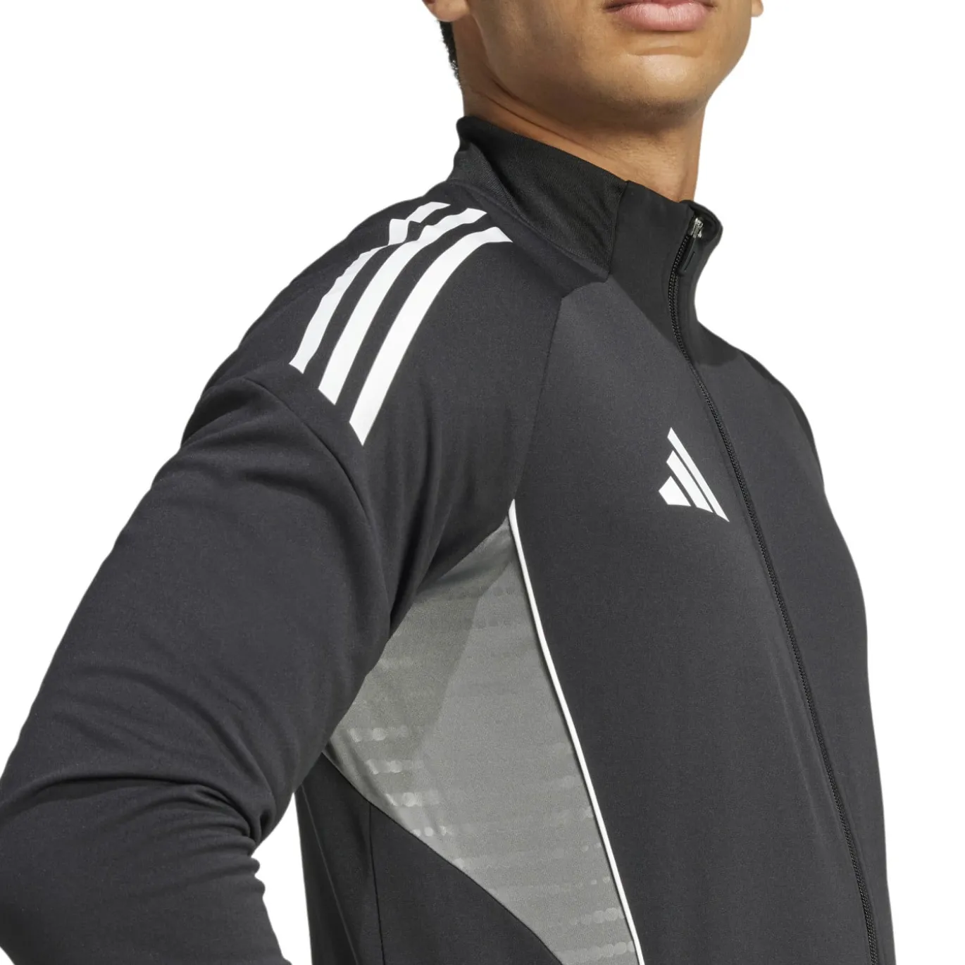 adidas Tiro 25 Competition Trainingspak Full-Zip Zwart Wit Grijs