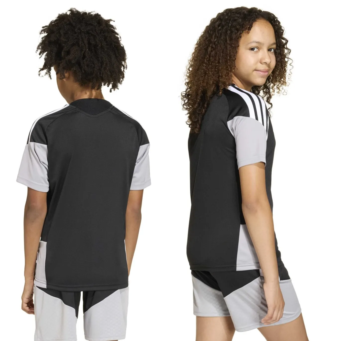 adidas Tiro 26 Competition Trainingsshirt Kids Zwart Grijs