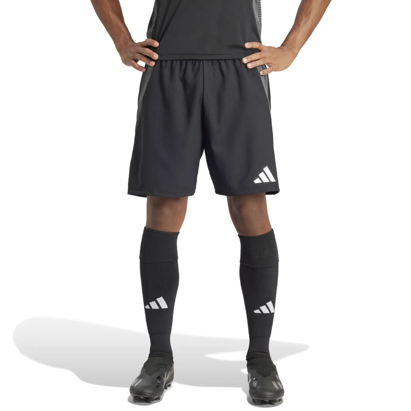 adidas Tiro 24 Competition Voetbalbroekje Zwart Donkergrijs